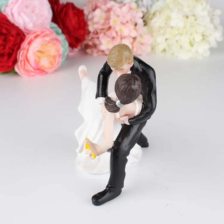 Wedding Cake Topper American Couple