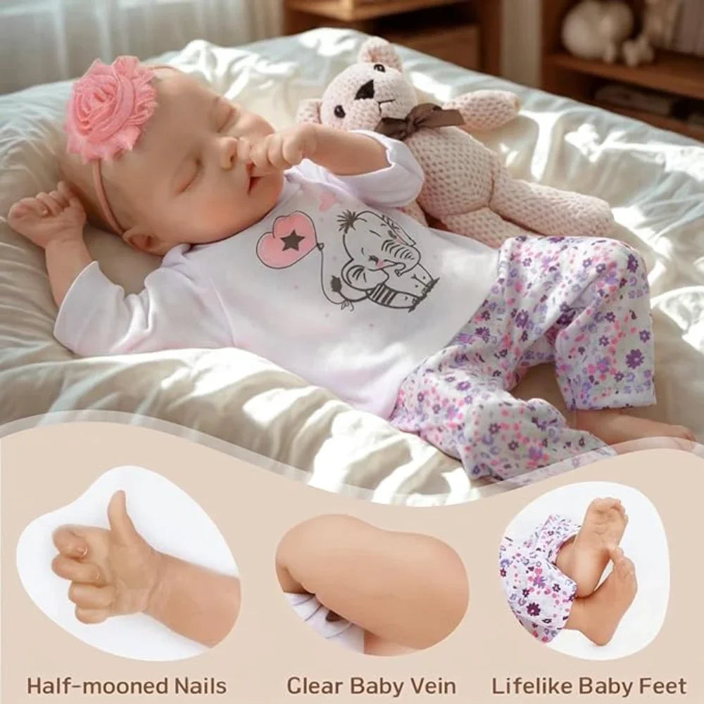 17 Inch Realistic Newborn Baby Doll