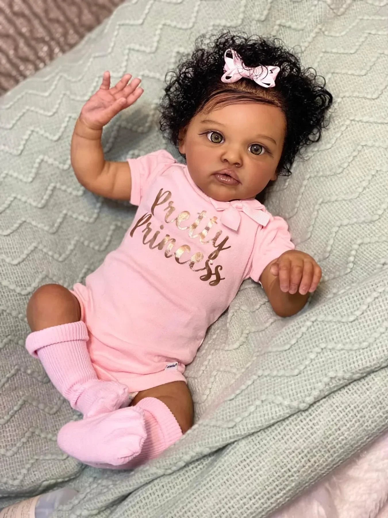 20 Inch Reborn African American Doll