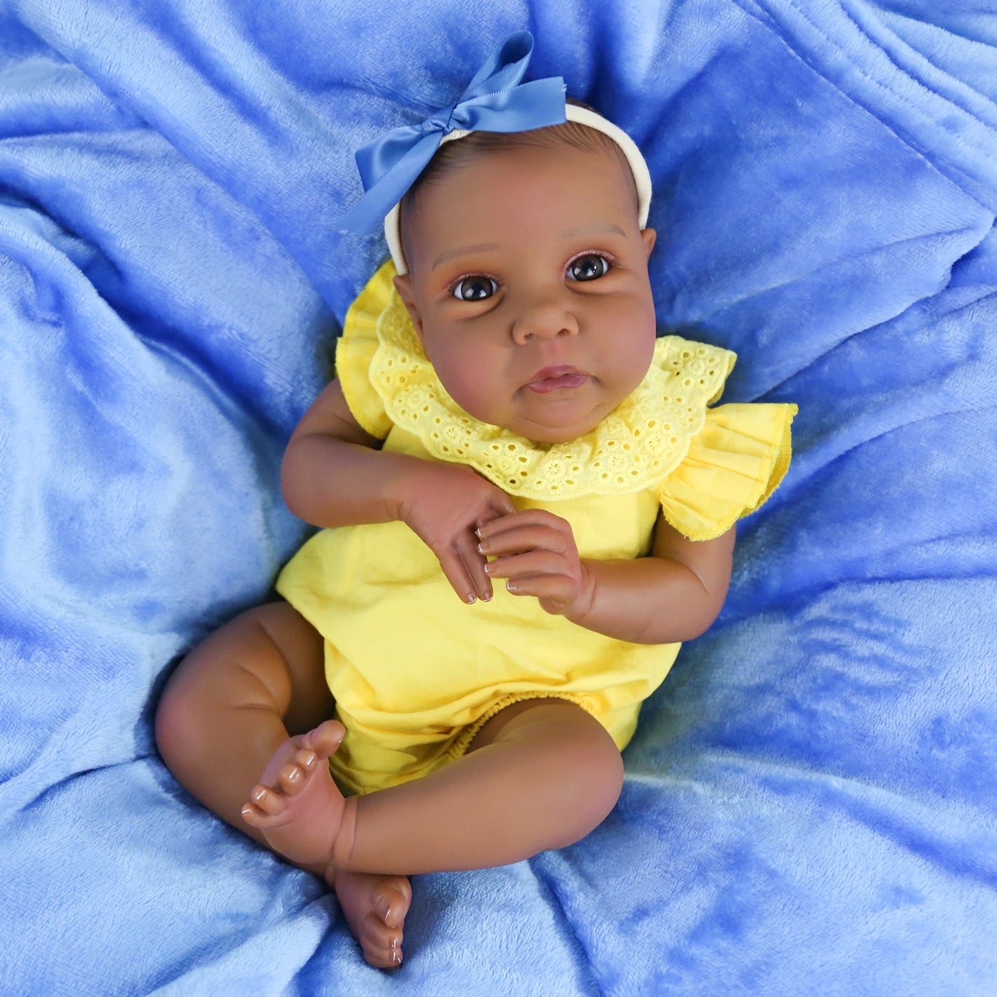 Black Reborn Baby Dolls - 18 Inch Lifelike African American