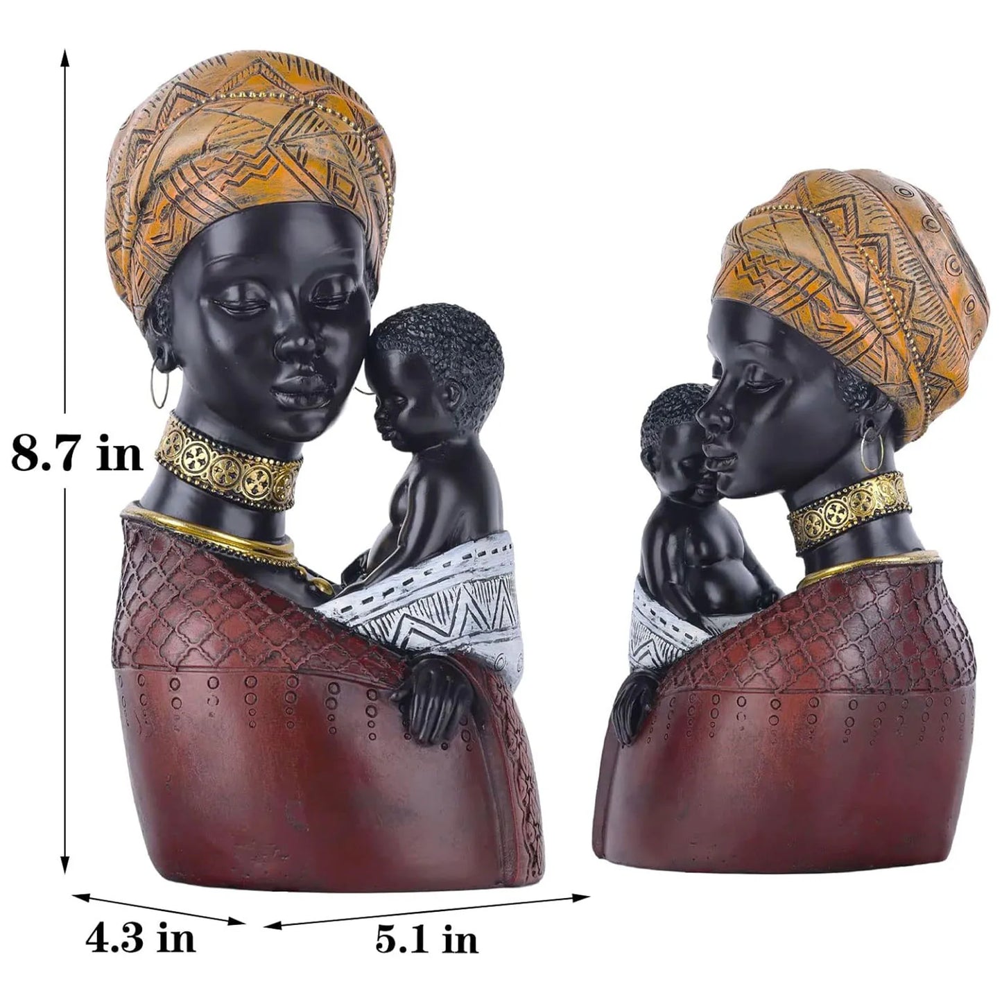 African American Candlestick Figurine