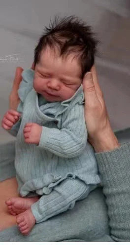 19inch Newborn Doll with 3D Skin and Visible Veins