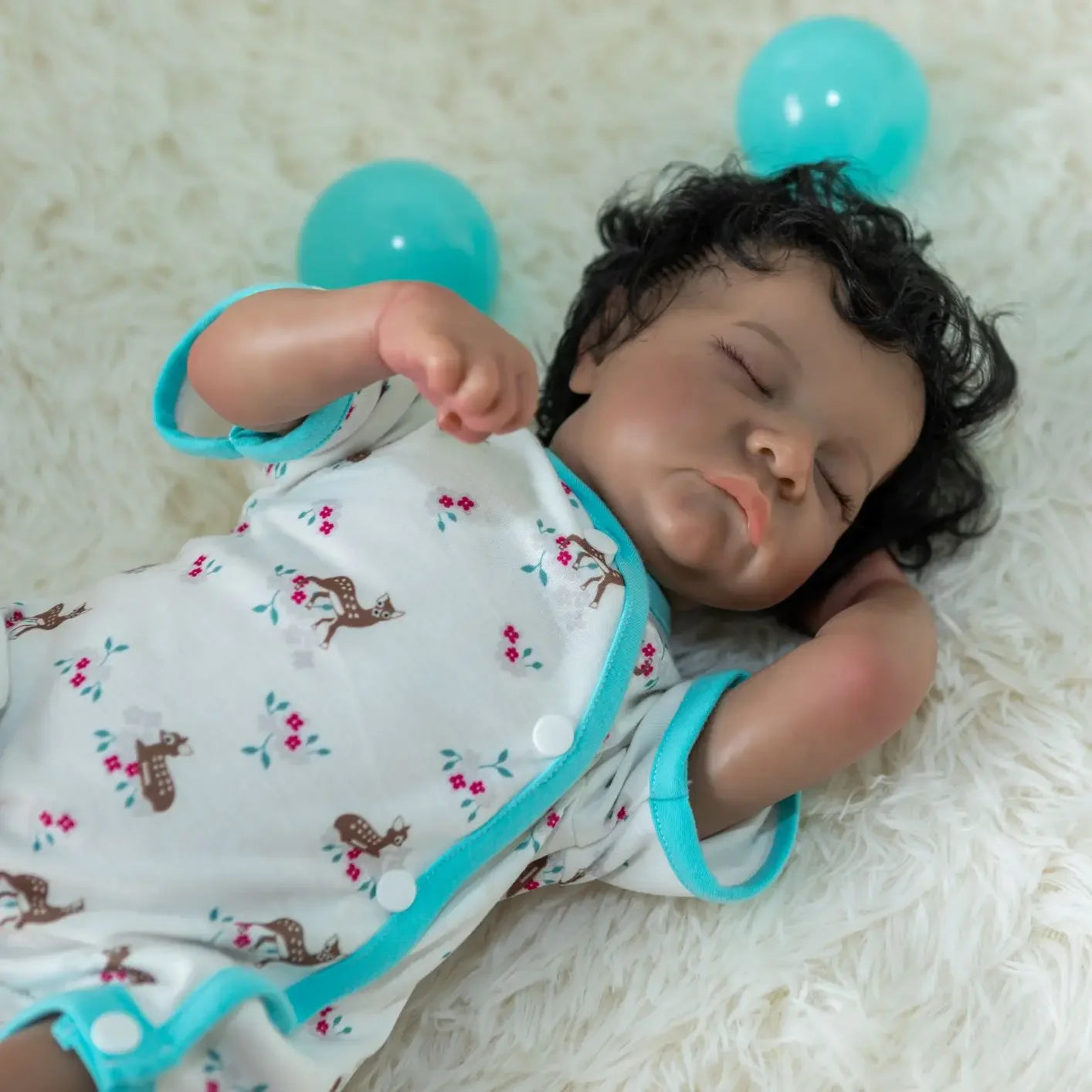 50 CM Flexible Handmade Baby with Pacifier