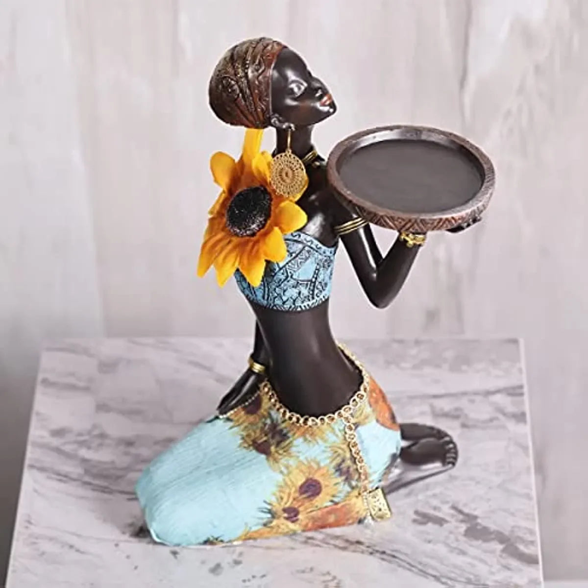 African Lady Figurine