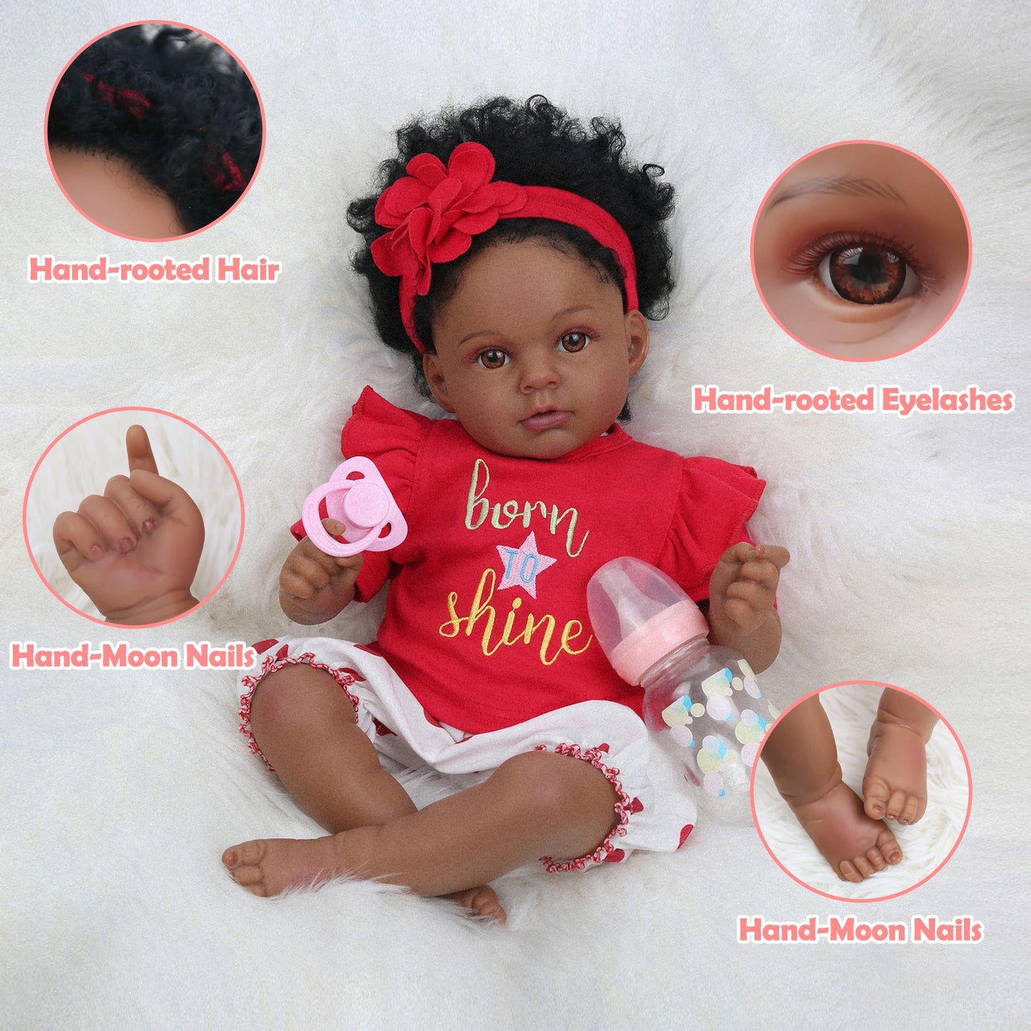 20 Inch Realistic Newborn Baby Dolls