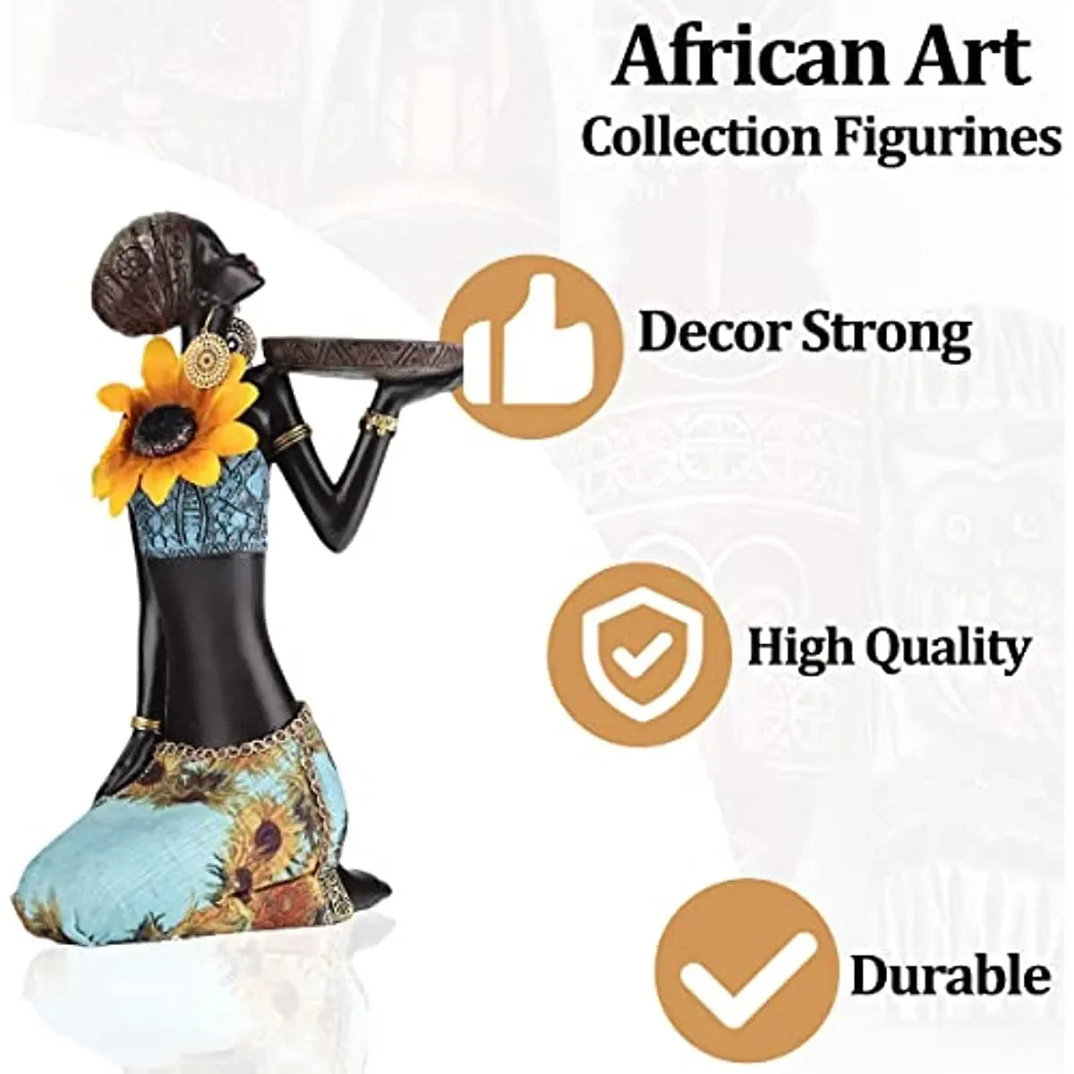 African Lady Figurine