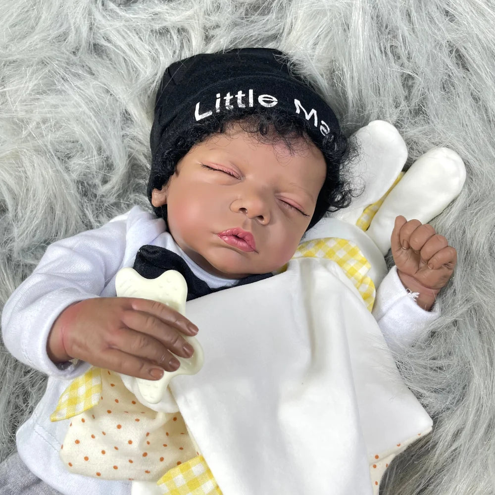 19 Inch African American Reborn Baby Doll