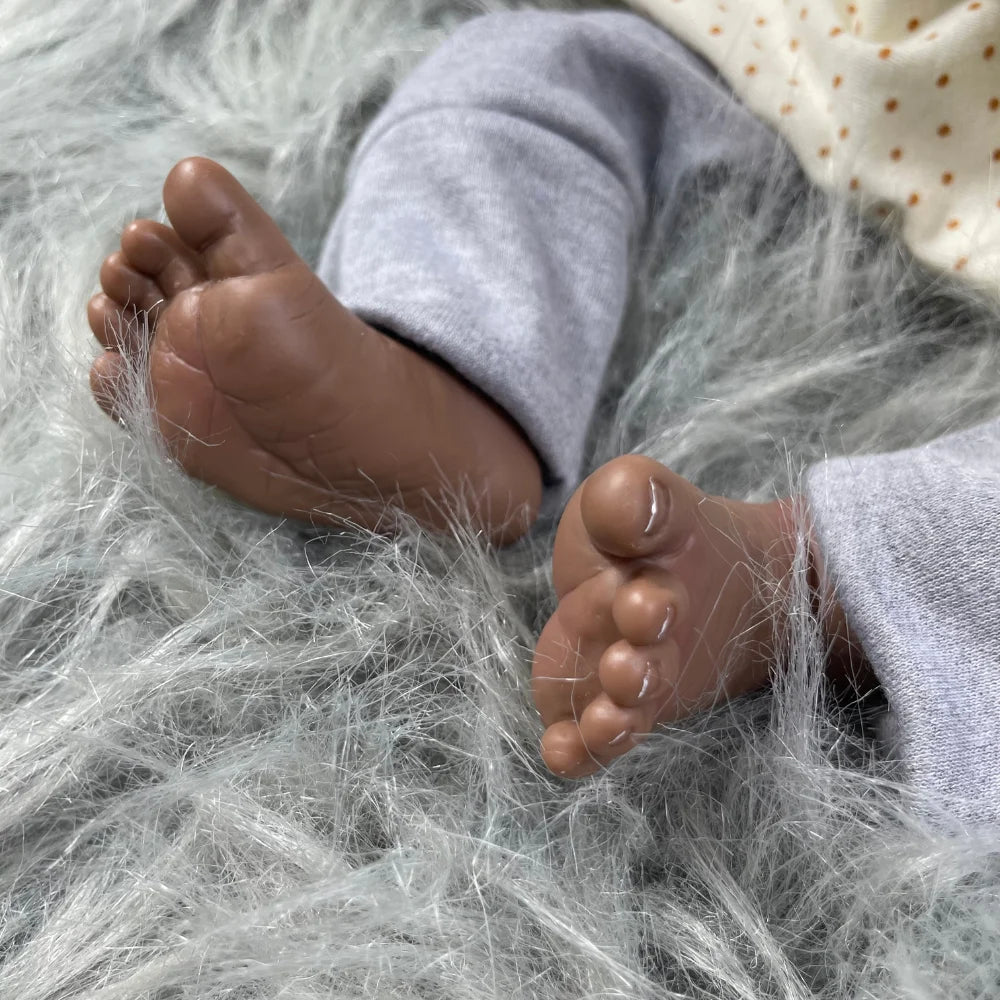 19 Inch African American Reborn Baby Doll