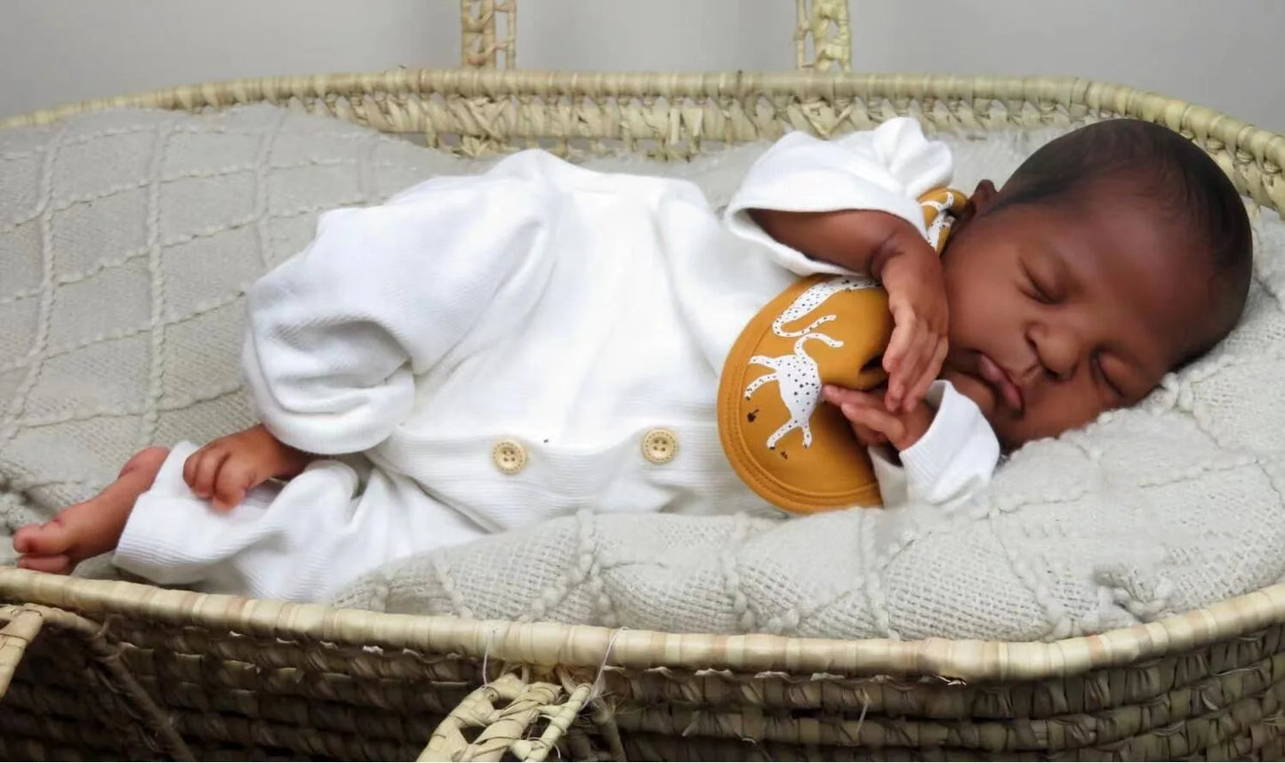 20 Inch African American Newborn Doll